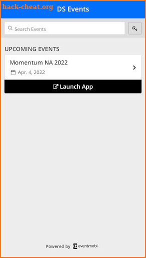 DS Events screenshot