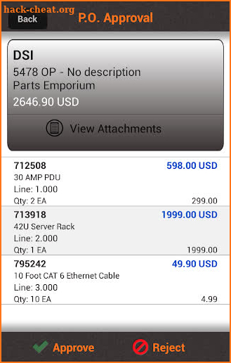 DSI Mobile Client – for Honeywell Device screenshot