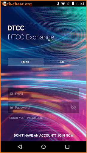 DTCC Exchange screenshot