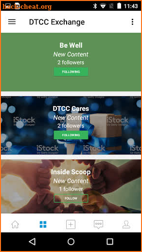 DTCC Exchange screenshot