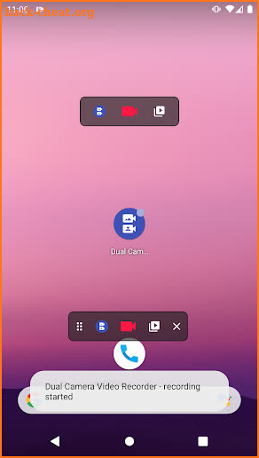 Dual Camera Video Recorder screenshot
