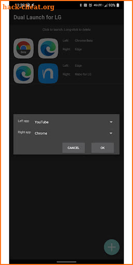 Dual Launch for LG screenshot