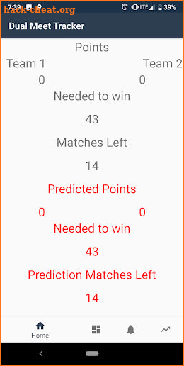 Dual Meet Tracker screenshot