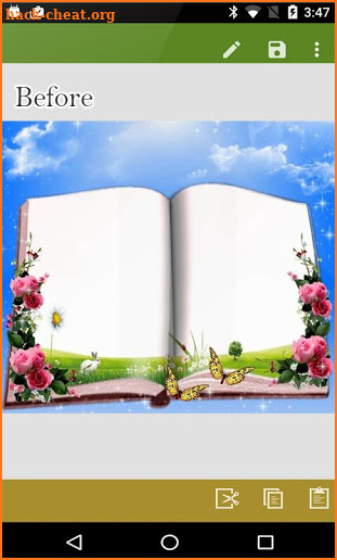 Dual Open Book Photo Frames – Photo on Book Page screenshot