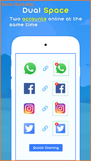 Dual Space Free: Dual Account & Multi Clone App screenshot