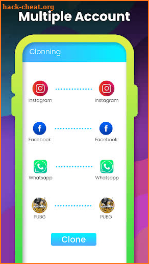 Dual Space Multiple Accounts Parallel App Cloner screenshot