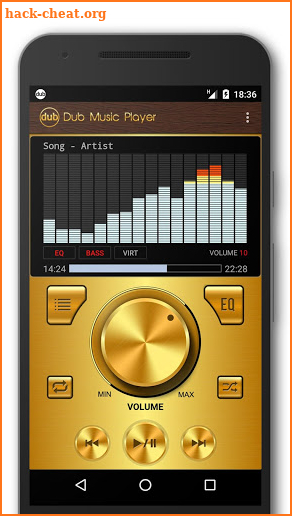 Dub Music Player - Audio Player & Music Equalizer screenshot