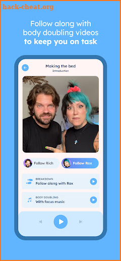 dubbii: body doubling for ADHD screenshot