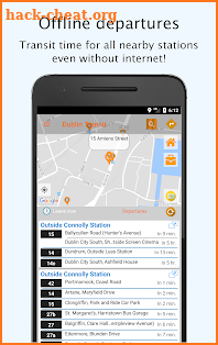 Dublin Transit - Offline TFI, DART, DB departures screenshot