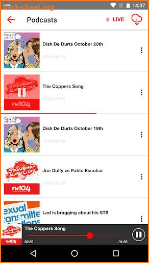 Dublin's FM104 screenshot