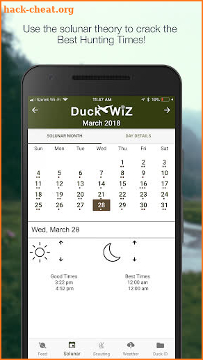 Duck Wiz: Hunting Predictions, Weather & Scouting screenshot