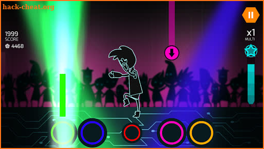 Dude Dancer: Rhythm Game with Dubstep & NewWave screenshot