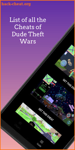 Dude Theft Wars, Cheat Codes screenshot