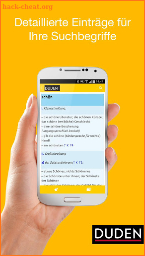 Duden German Dictionaries screenshot