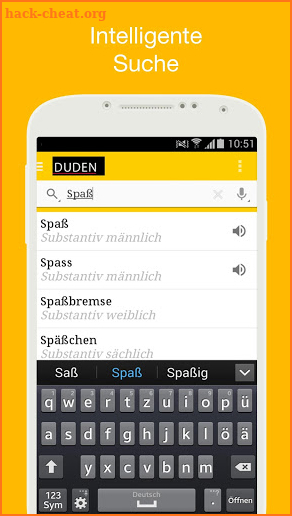 Duden German Dictionaries screenshot