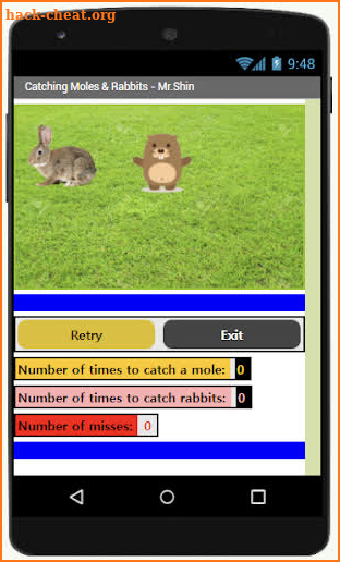 DuduMomo Catching Moles and Rabbit - fun game screenshot