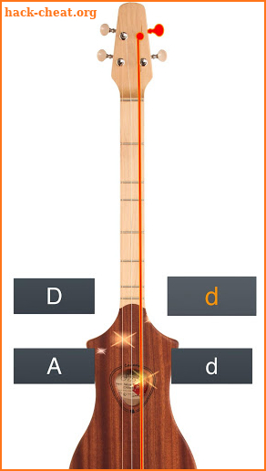 Dulcimer Tuner Simple Mixolydi screenshot