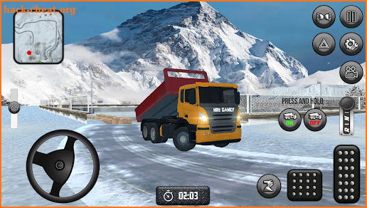 Dump Truck Simulator: Snowy screenshot