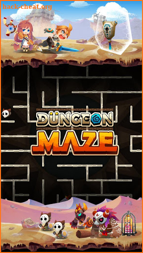 Dungeon Maze.io screenshot