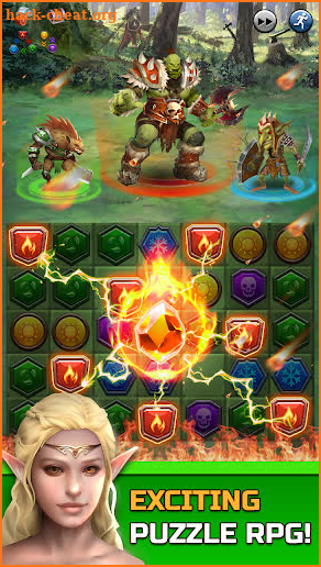 Dungeon Puzzles: Match 3 RPG screenshot