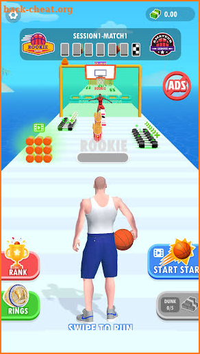 Dunk Runner - Cross'em All screenshot