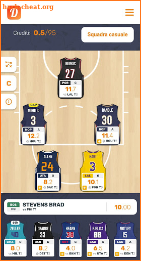 Dunkest - Fantasy Basketball screenshot