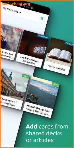 DuoCards - Language Learning Flashcards screenshot