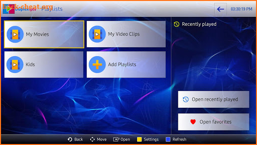 Duplex IPTV screenshot