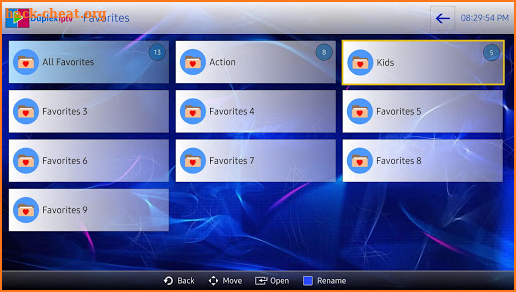 Duplex IPTV screenshot