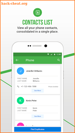 Duplicate Contacts Fixer and Remover screenshot