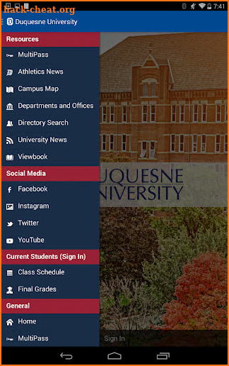 Duquesne U screenshot