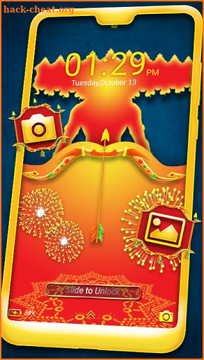 Dussehra Ravan Launcher Theme screenshot