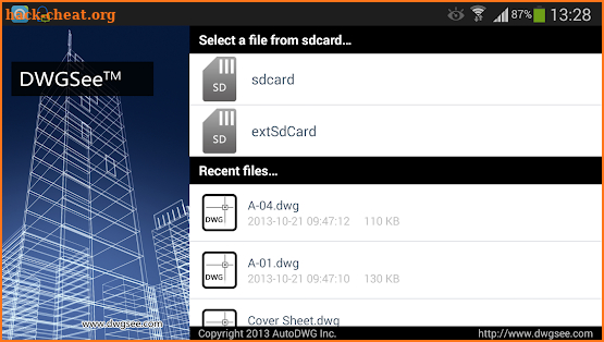 DWGSee -- DWG Viewer screenshot
