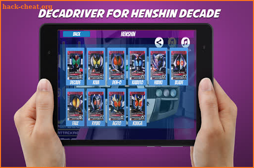 DX Decade Driver Henshin Belt screenshot