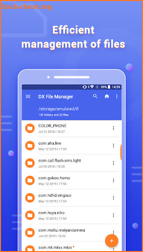 DX File Manager screenshot