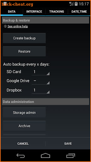 DynamicG Dropbox Plugin screenshot