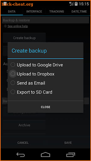 DynamicG Dropbox Plugin screenshot