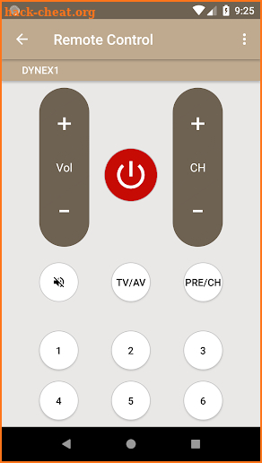 Dynex TV Remote screenshot