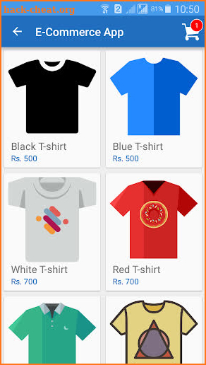 E-Commerce App screenshot