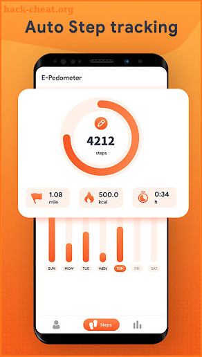 E-Pedometer: Step Tracker screenshot