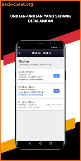 E-Undi PMKK screenshot