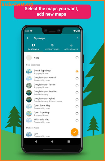 E-walk - Offline hiking & trekking screenshot