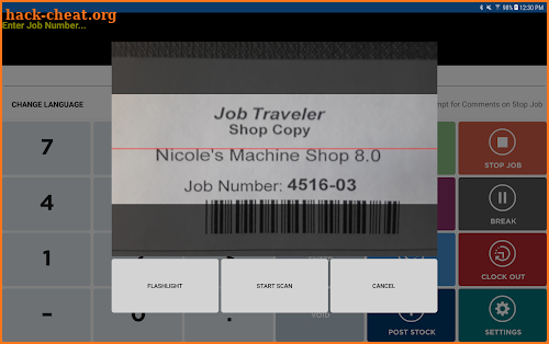 E2 SHOP Touchscreen screenshot