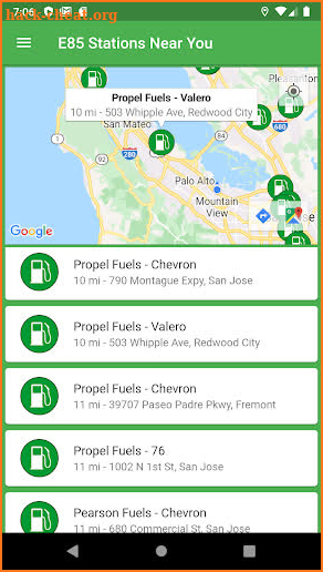 E85 App screenshot