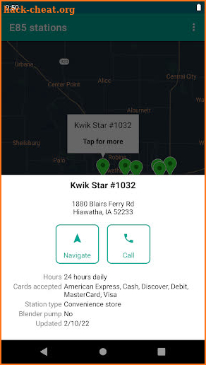 E85 Stations USA screenshot