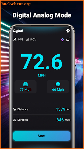 Eagle GPS Speedometer Car Boat screenshot