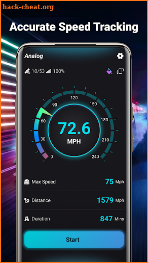 Eagle GPS Speedometer Car Boat screenshot