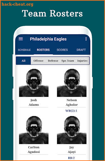 Eagles - Football Live Score & Schedule screenshot