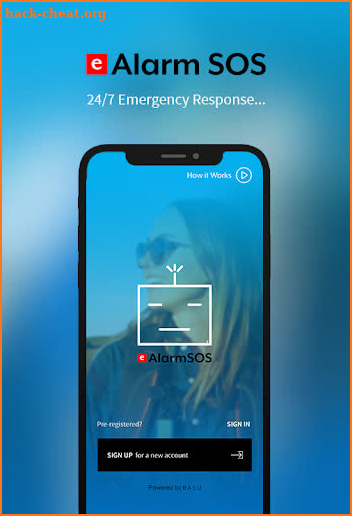 eAlarm SOS screenshot