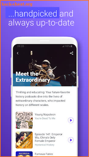 earliAudio - Listen to podcasts & audio books screenshot